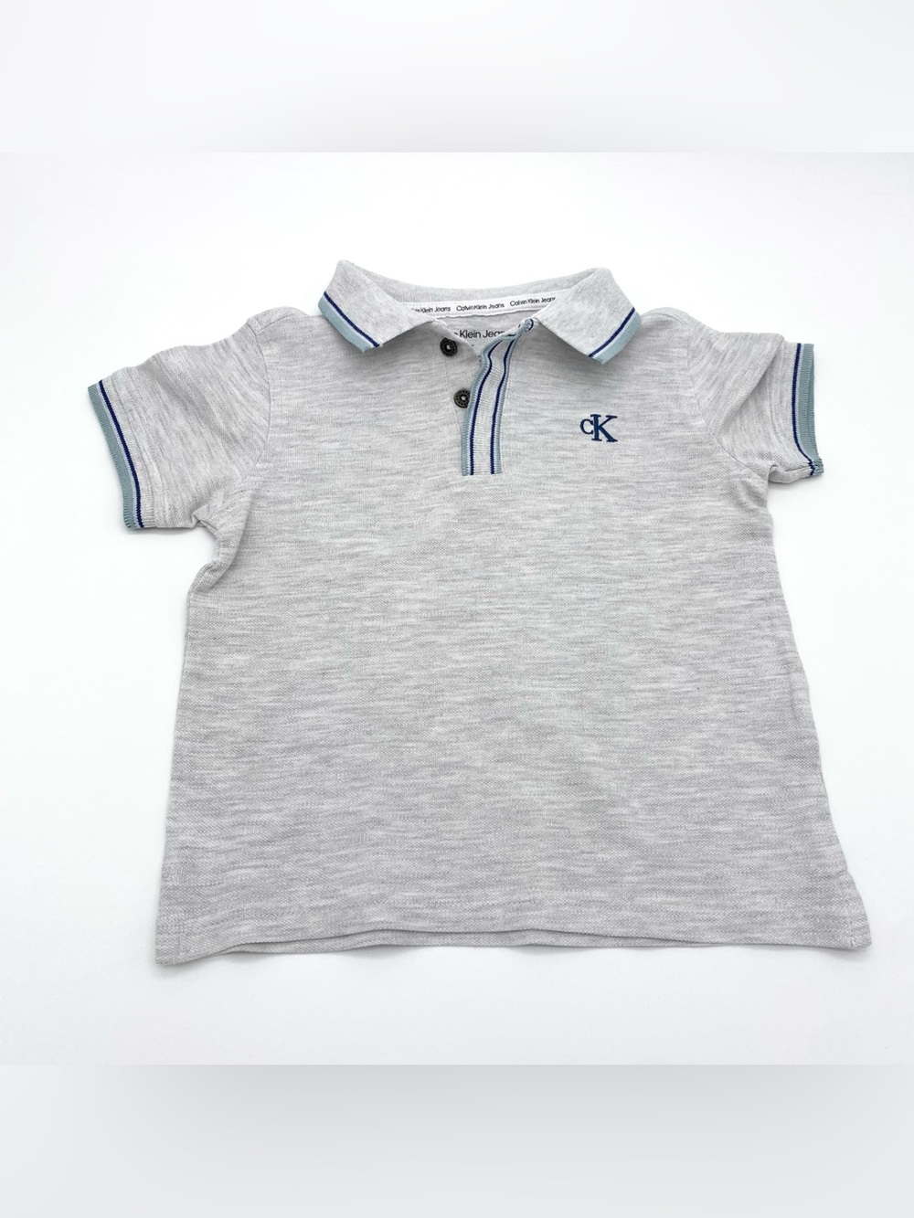 Calvin Klein Toddler Boys Heather Pique Polo Shirt Size 2T
